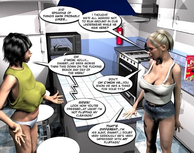 Adolescente enorme cazzo su un Spiaggia 3d porno Cartone animato storia adulto fumetti parte 3505