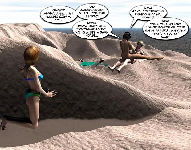 teenager riesige Schwanz auf ein Strand 3d porno cartoon Geschichte Erwachsene comics Teil 3505