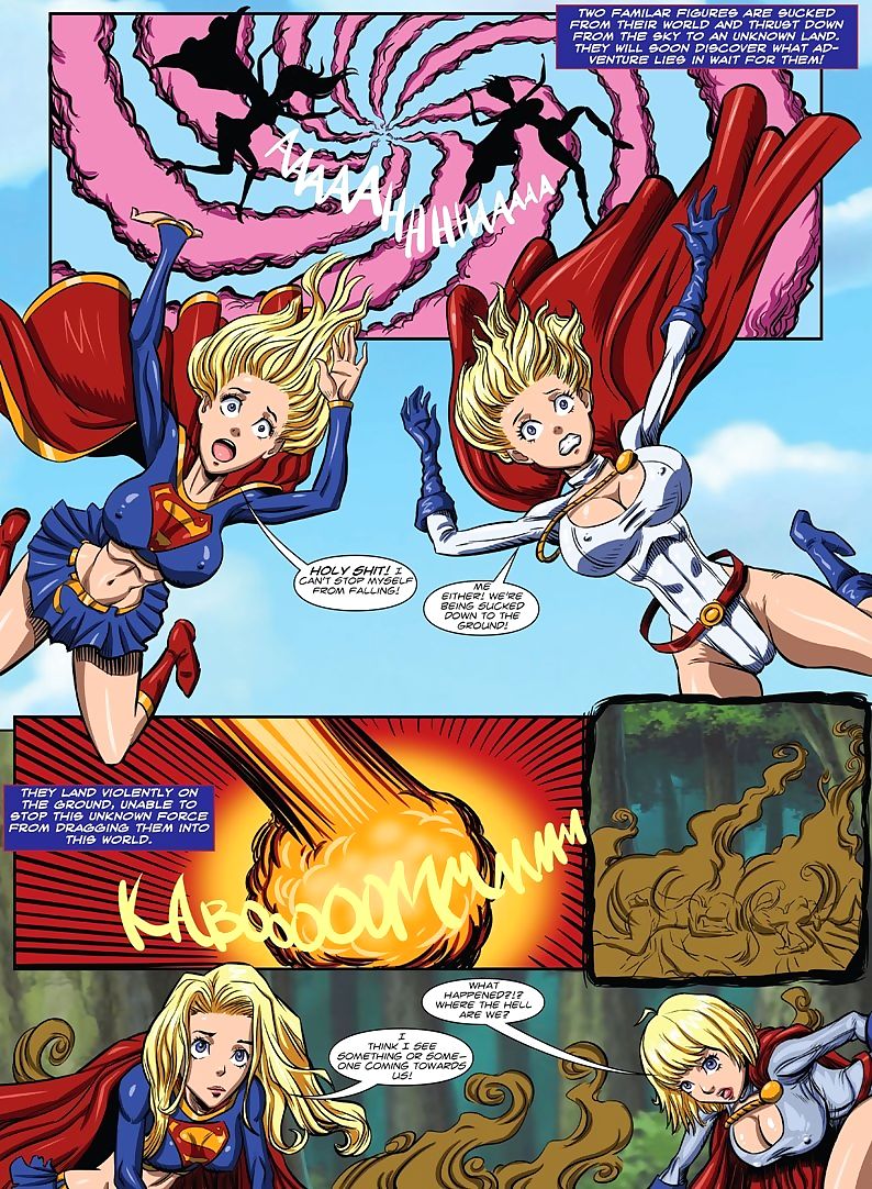 女超人 和 电 女孩 pervtopia